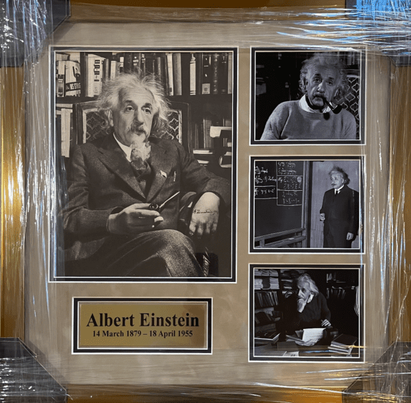 *Framed* "Albert Einstein" Autographed Photo